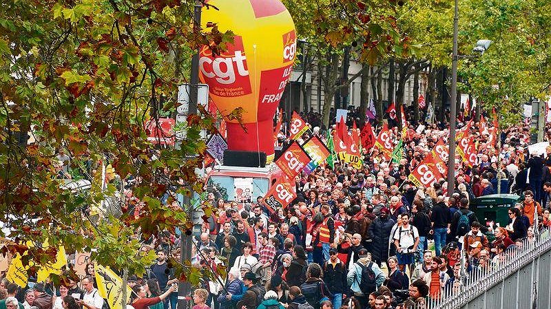 Illustration - Les manifestations du 18 octobre