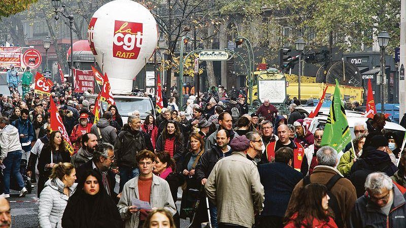 Illustration - la grève  du 10 novembre, un gage pour l’avenir