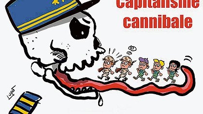 Illustration Affirmer le rejet du capitalisme et de la guerre