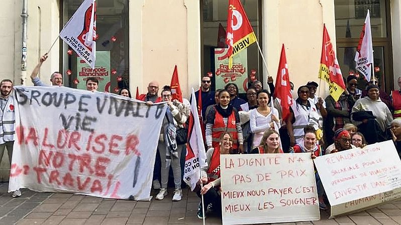 Illustration - grève pour la dignité