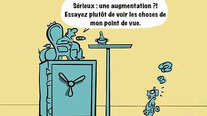 Illustration rencontre au sommet pour rien