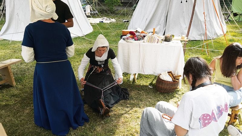 Illustration - Village médiéval