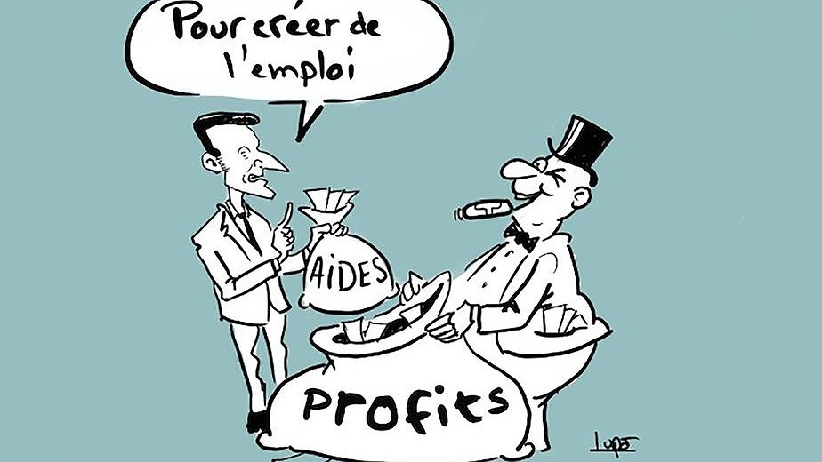 Illustration - des millions pour les patrons