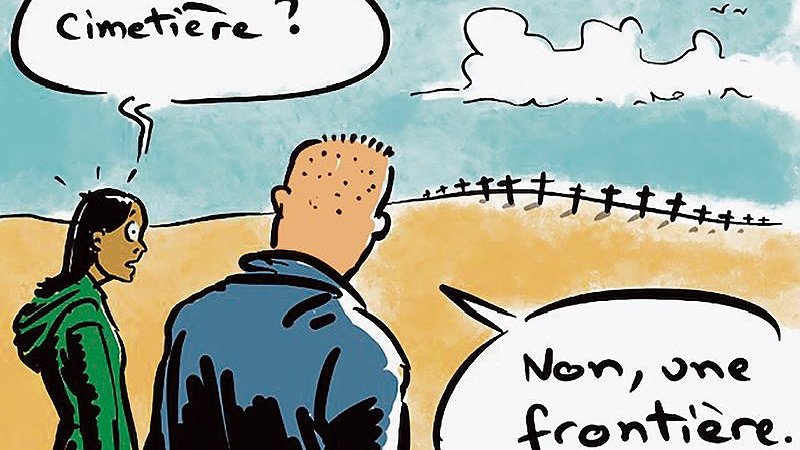 Illustration - la guerre aux réfugiés renforcée