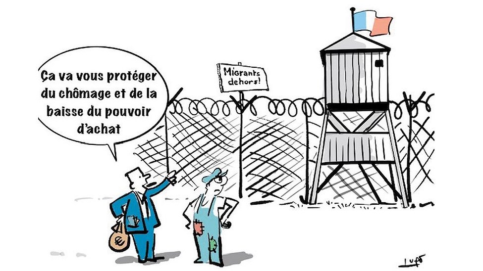 Illustration - Les frontières, une arme pour les patrons