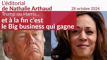 Illustration Trump ou Harris... et à la fin c'est le Big business qui gagne