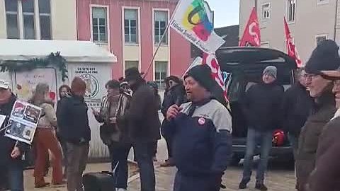 Illustration Intervention de Cédric Fischer, manifestation du 02 Décembre 2025 à Vesoul