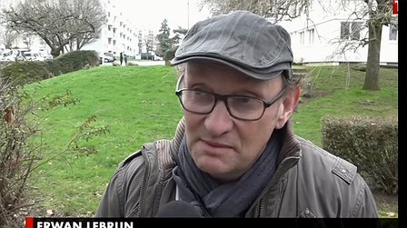 Illustration Erwan Lebrun candidat de Lutte ouvrière