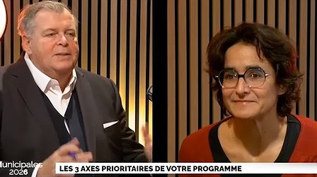 Illustration Sandra Chirazi invitée de TV Rennes