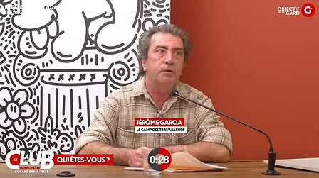 Illustration Débat avec Jérôme Garcia à Objectif Gard