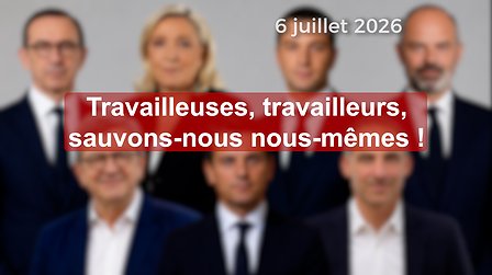 Illustration Travailleuses, travailleurs, sauvons-nous nous-mêmes