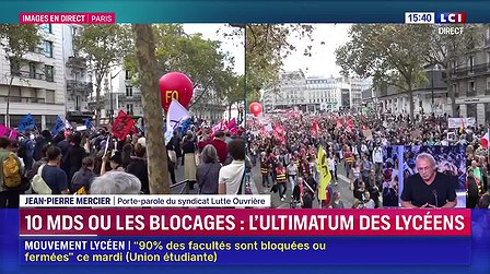 Illustration "Je veux dire toute ma fierté de voir cette jeunesse qui est préoccupée de l'avenir de la société"