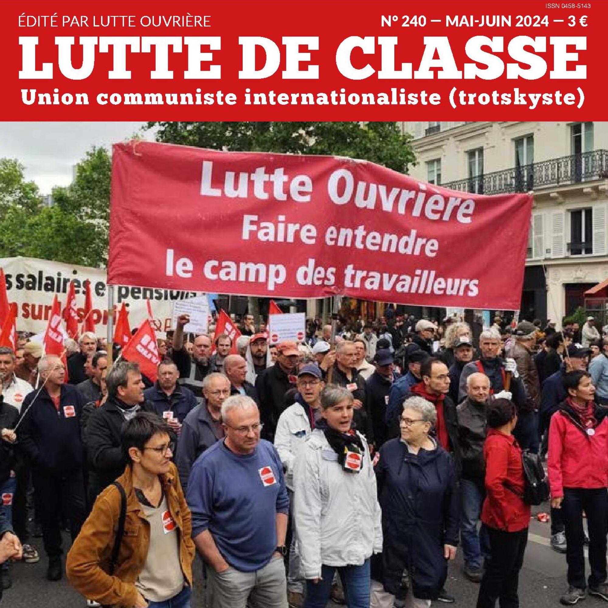 La revue Lutte de classe